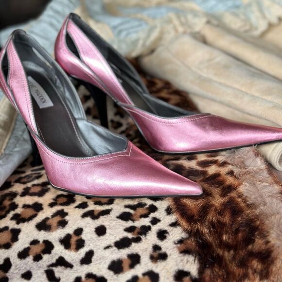 Steve Madden Metallic Pink D’Orsay Stiletto Heels - Picture 2 of 16